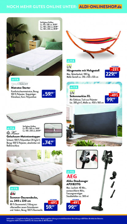 Aldi Süd Angebote ab 18.08.25 bis 23.08.25