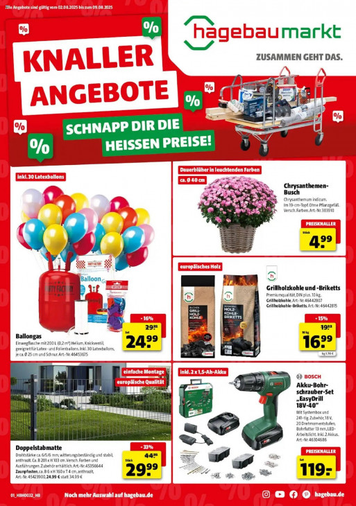 Hagebaumarkt Angebote ab 02.08.25 bis 09.08.25