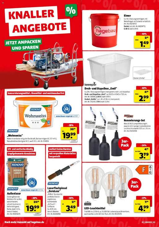 Hagebaumarkt Angebote ab 02.08.25 bis 09.08.25