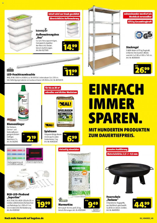 Hagebaumarkt Angebote ab 02.08.25 bis 09.08.25
