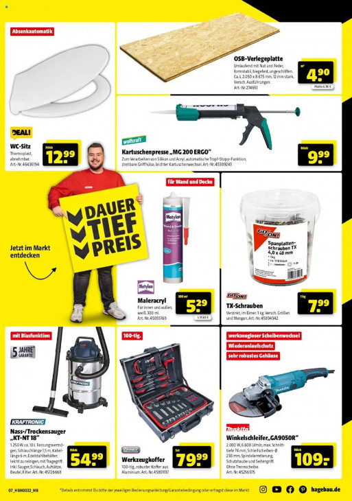 Hagebaumarkt Angebote ab 02.08.25 bis 09.08.25