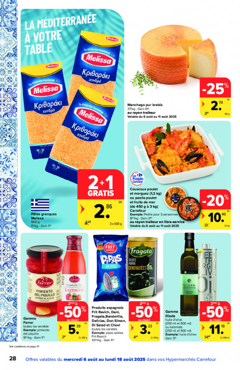 Carrefour Dépliant 06.08.2025