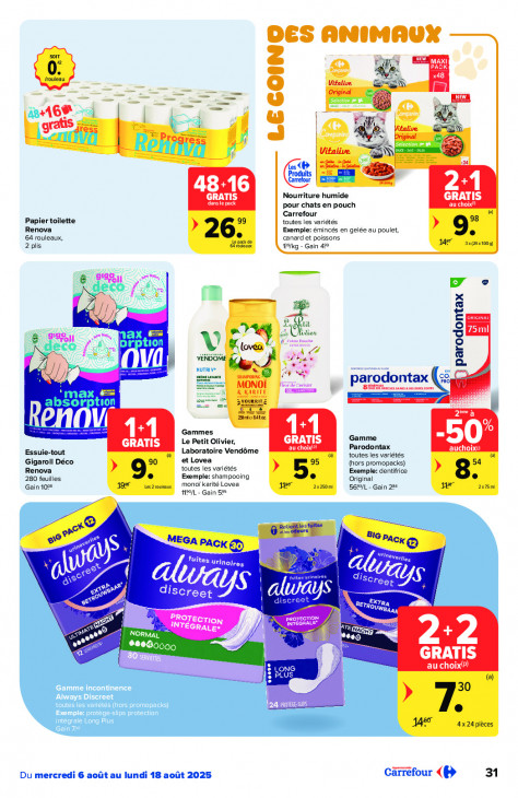 Carrefour Dépliant 06.08.2025