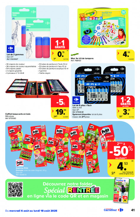 Carrefour Dépliant 06.08.2025