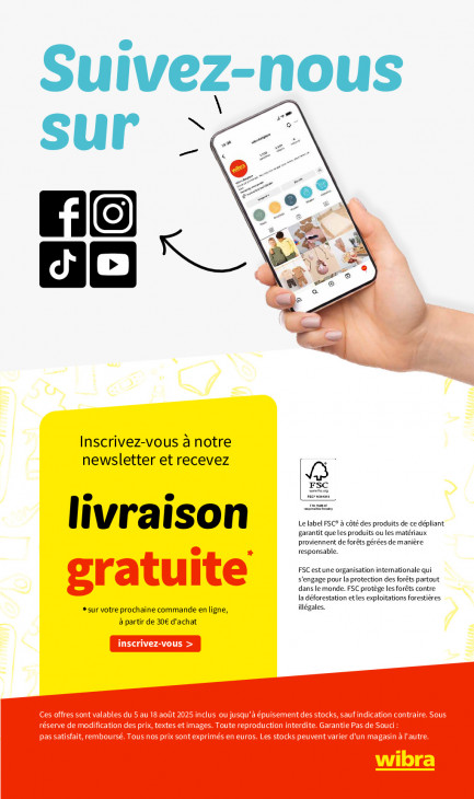 Wibra Dépliant 05.08.2025