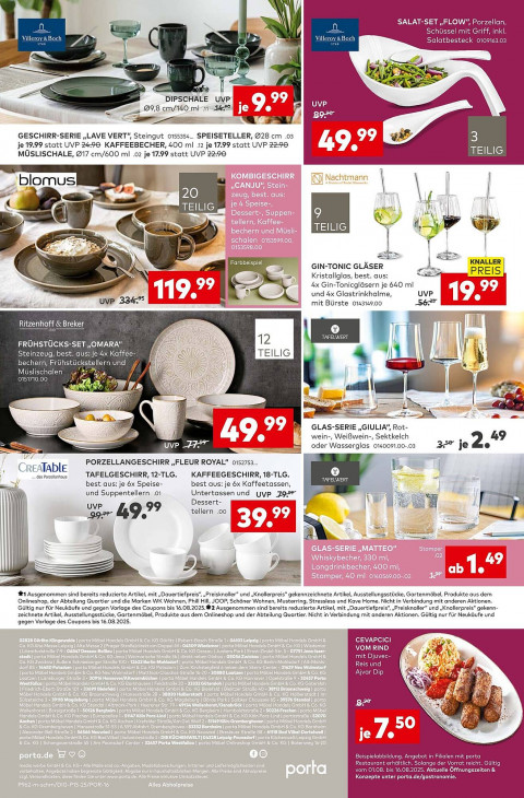 Porta Angebote ab 03.08.25 bis 09.08.25