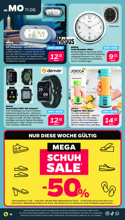Netto Angebote ab 11.08.25 bis 16.08.25