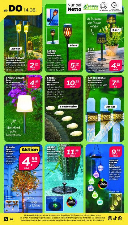 Netto Angebote ab 11.08.25 bis 16.08.25