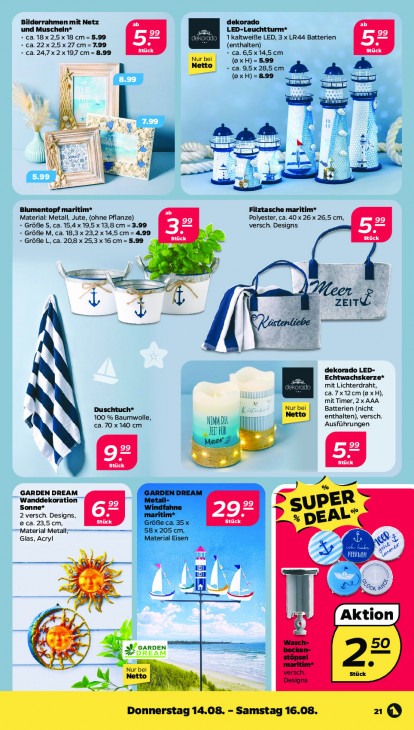 Netto Angebote ab 11.08.25 bis 16.08.25