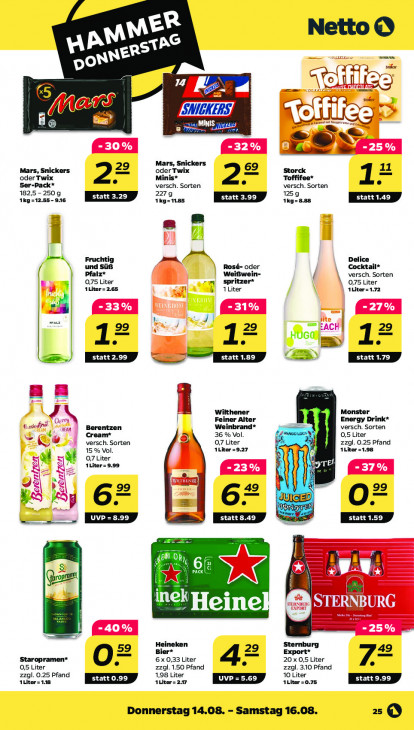 Netto Angebote ab 11.08.25 bis 16.08.25