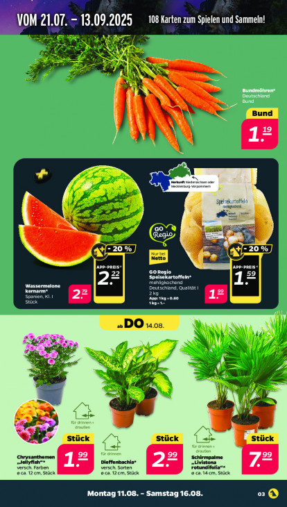 Netto Angebote ab 11.08.25 bis 16.08.25