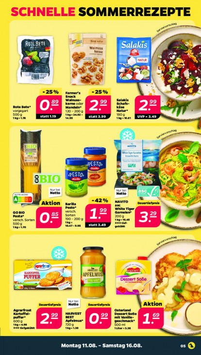Netto Angebote ab 11.08.25 bis 16.08.25