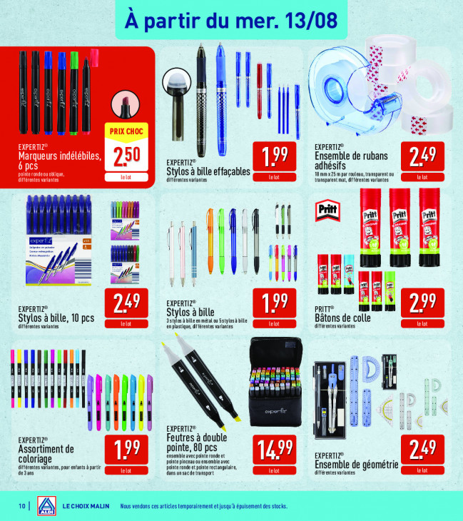 Aldi Dépliant 11.08.2025