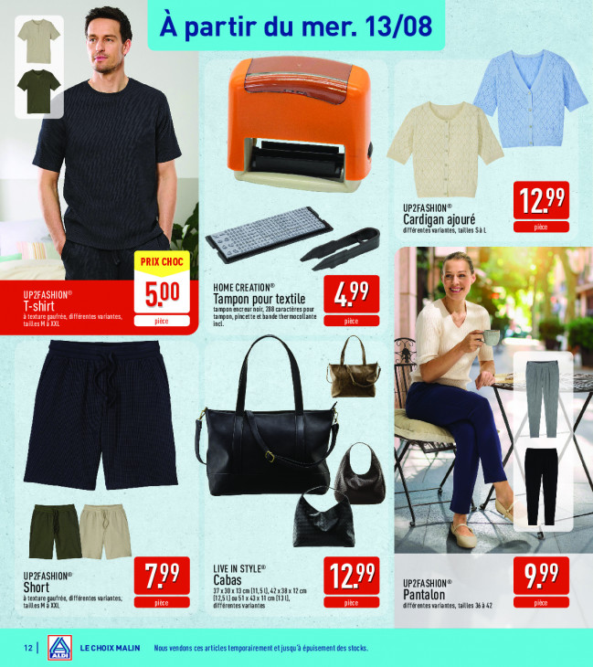 Aldi Dépliant 11.08.2025