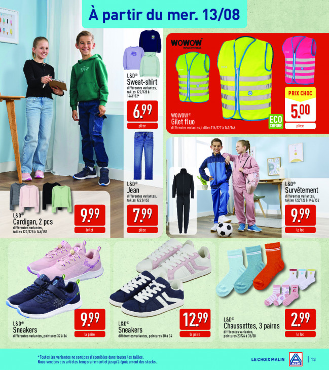 Aldi Dépliant 11.08.2025