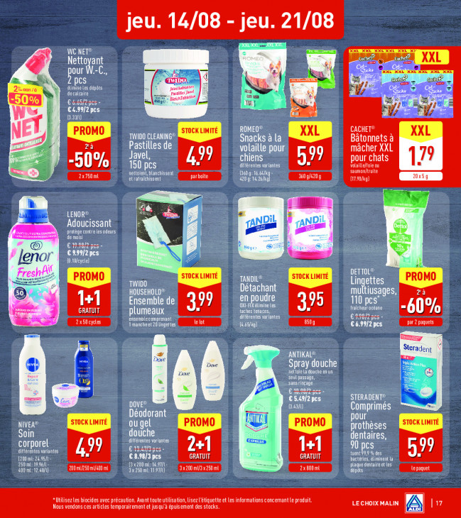 Aldi Dépliant 11.08.2025