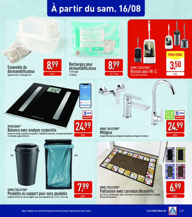 Aldi Dépliant 11.08.2025