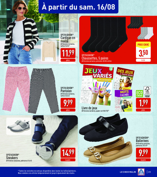 Aldi Dépliant 11.08.2025