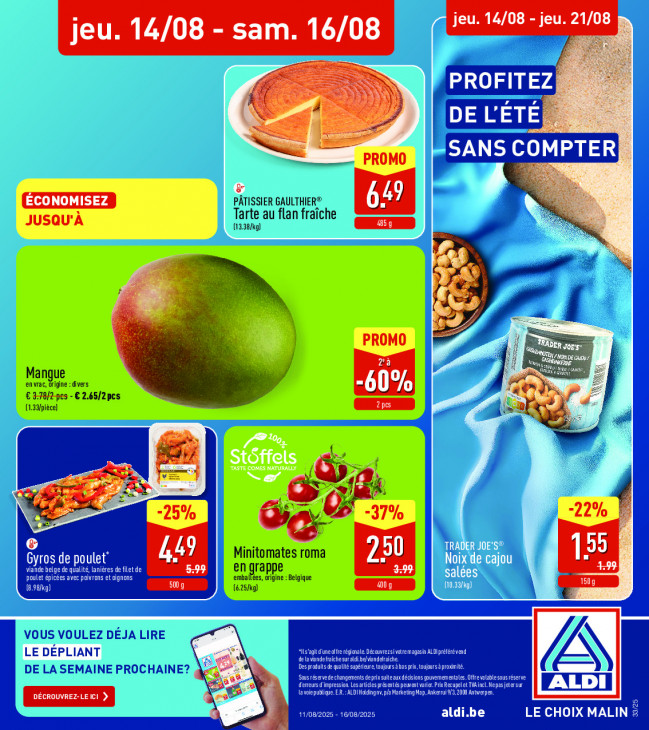 Aldi Dépliant 11.08.2025