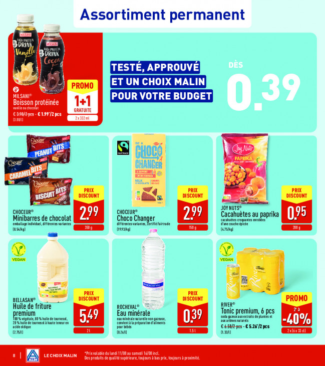 Aldi Dépliant 11.08.2025