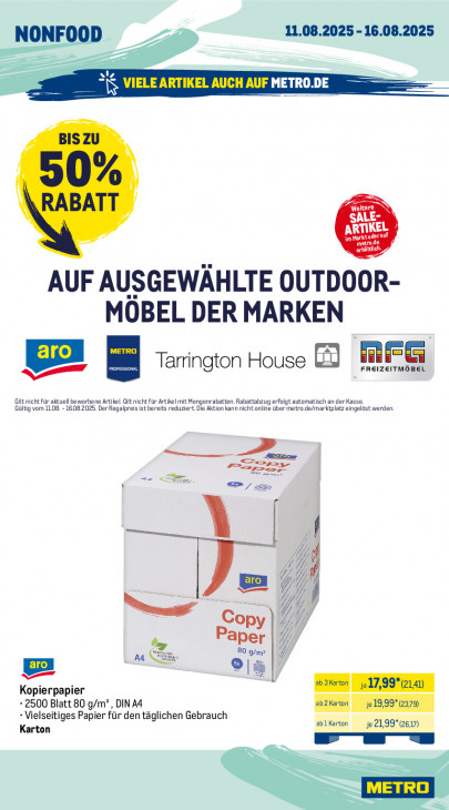 Metro Angebote ab 11.08.25 bis 16.08.25