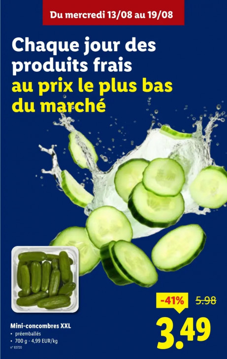 Lidl Dépliant 13.08.2025
