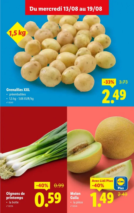 Lidl Dépliant 13.08.2025