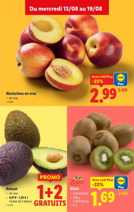 Lidl Dépliant 13.08.2025