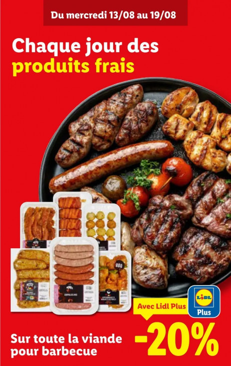 Lidl Dépliant 13.08.2025