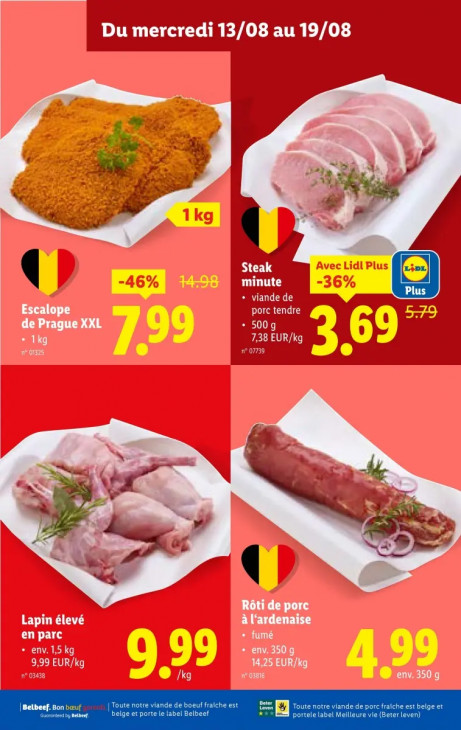 Lidl Dépliant 13.08.2025