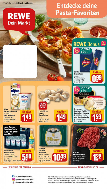 Rewe Angebote ab 11.08.25 bis 16.08.25