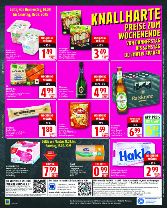 Edeka Angebote ab 11.08.25 bis 16.08.25