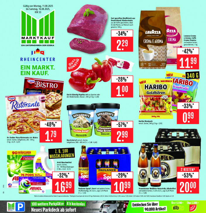 Marktkauf Angebote ab 11.08.25 bis 16.08.25