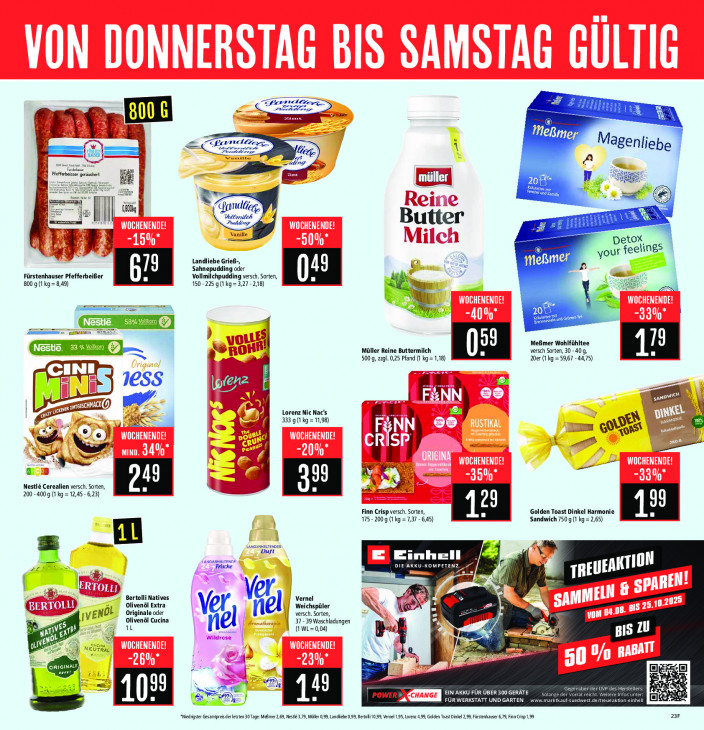 Marktkauf Angebote ab 11.08.25 bis 16.08.25