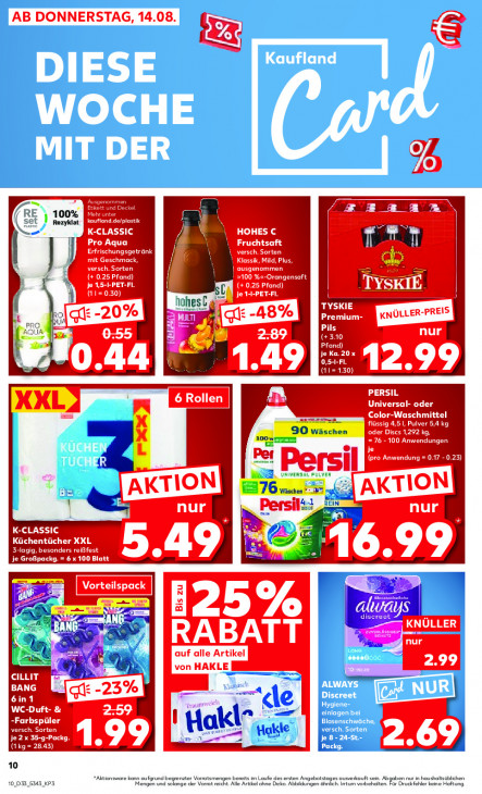 Kaufland Angebote ab 14.08.25 bis 20.08.25