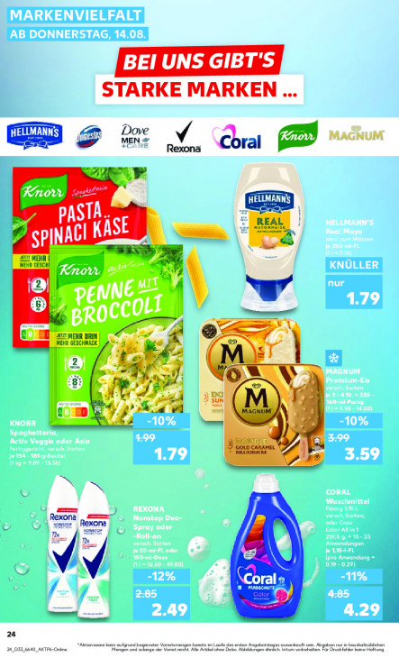 Kaufland Angebote ab 14.08.25 bis 20.08.25