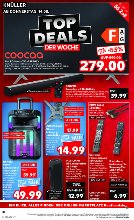 Kaufland Angebote ab 14.08.25 bis 20.08.25