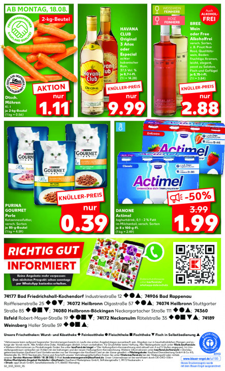 Kaufland Angebote ab 14.08.25 bis 20.08.25