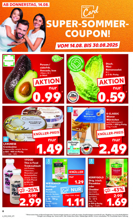 Kaufland Angebote ab 14.08.25 bis 20.08.25