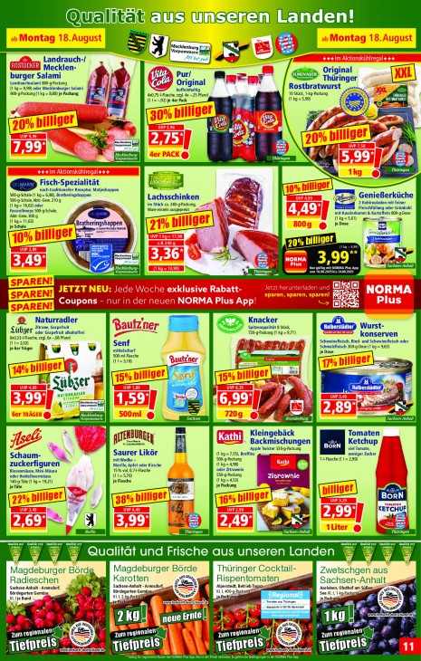 Norma Angebote ab 18.08.25 bis 23.08.25