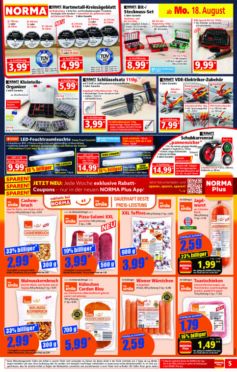 Norma Angebote ab 18.08.25 bis 23.08.25