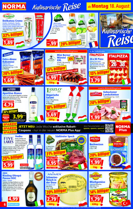 Norma Angebote ab 18.08.25 bis 23.08.25