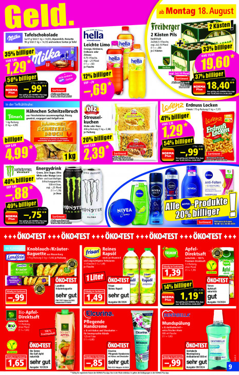 Norma Angebote ab 18.08.25 bis 23.08.25