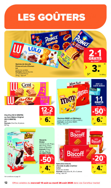 Carrefour Dépliant 13.08.2025