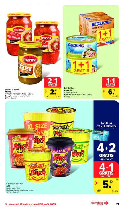 Carrefour Dépliant 13.08.2025