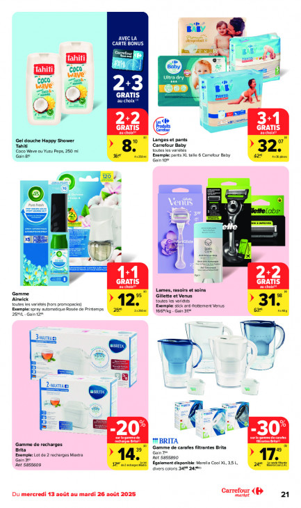 Carrefour Dépliant 13.08.2025