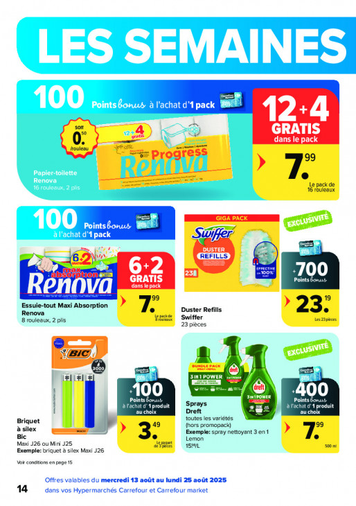Carrefour Dépliant 13.08.2025