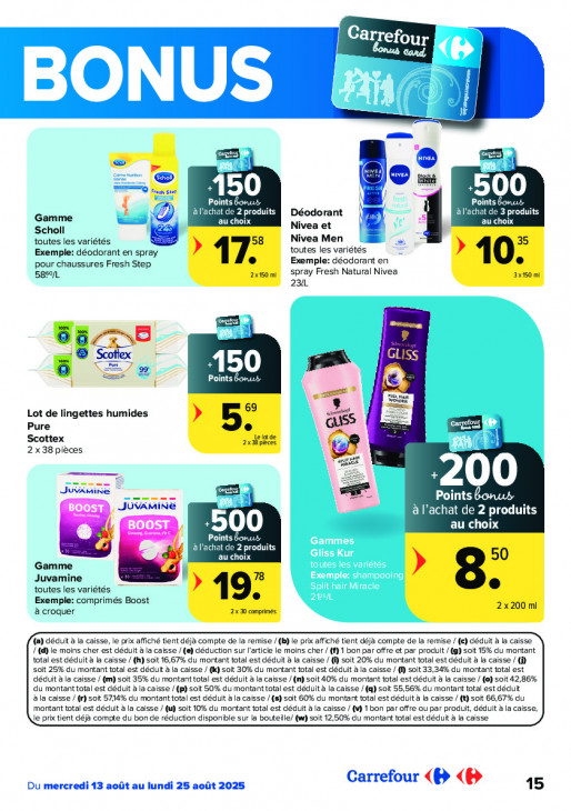 Carrefour Dépliant 13.08.2025