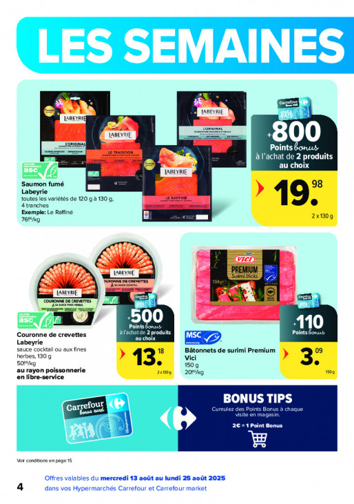 Carrefour Dépliant 13.08.2025