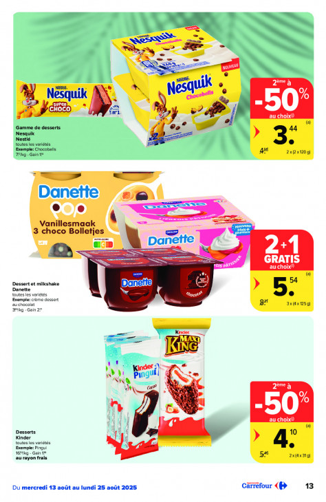 Carrefour Dépliant 13.08.2025